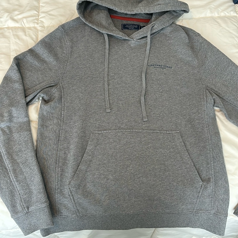 Like New Vineyard Vines Heather Gray Martha’s Vineyard Hoodie